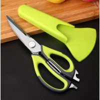 Kitchen Scissors - Stainless Steel Multi Purpose Kitchen Scissors with Sharp Blade for Meat, Poultry, Fish, BBQ, Vegetables