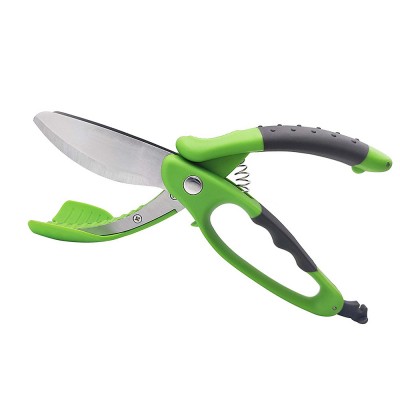 Multifunction Kitchen Shears Double Blade Salad Cutting Tools Home Kitchen Salad Scissors for Vegetable Fruits